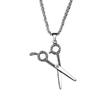 Street Trendy Scissors Pendant Necklace Men's and Women's Long Sweater Chain Korean Version Personalized Hip Hop Style Pendant