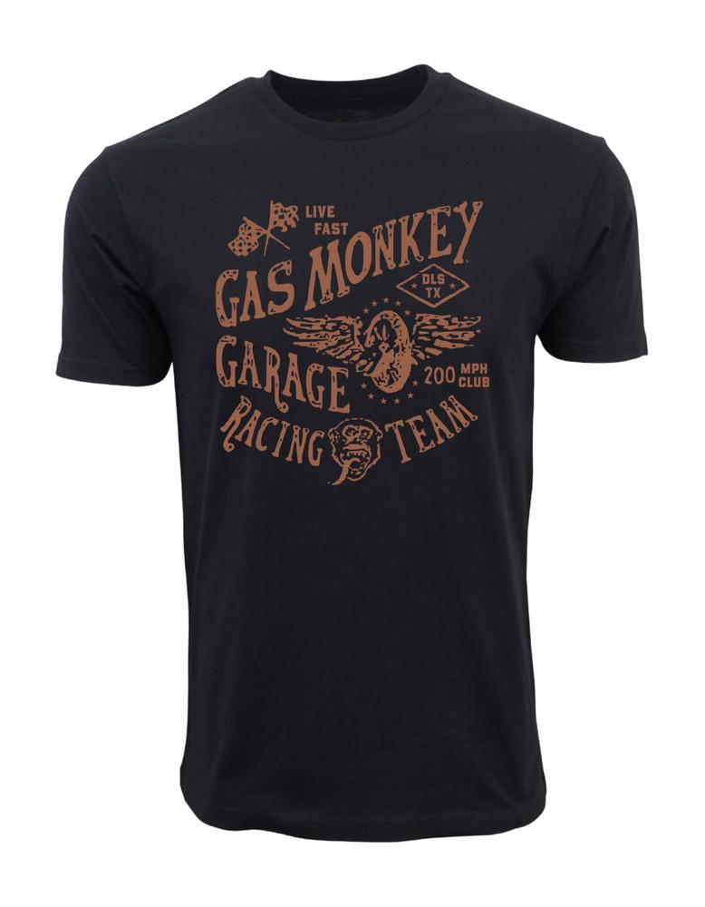 GAS MONKEY GARAGE RACING TEAM T SHIRT BLACK Unisex T-Shirt XXXL