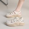 Fashion Platform Casual Sports Sandals Women's Bag Head Hollow Versatile Hole Shoes 2025 Summer New Roman Shoes