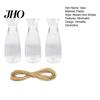 Durable Plastic Vase Clear Bud Vases, Modern Table Centerpiece Flower Vase, Simple Stylish Home Decor Transparent Decorative for Dining Wedding