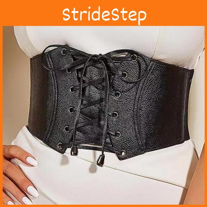 Patterned Litchi Fanshaped Binding Rope Waist Belt Dress Waist Decoration Belt