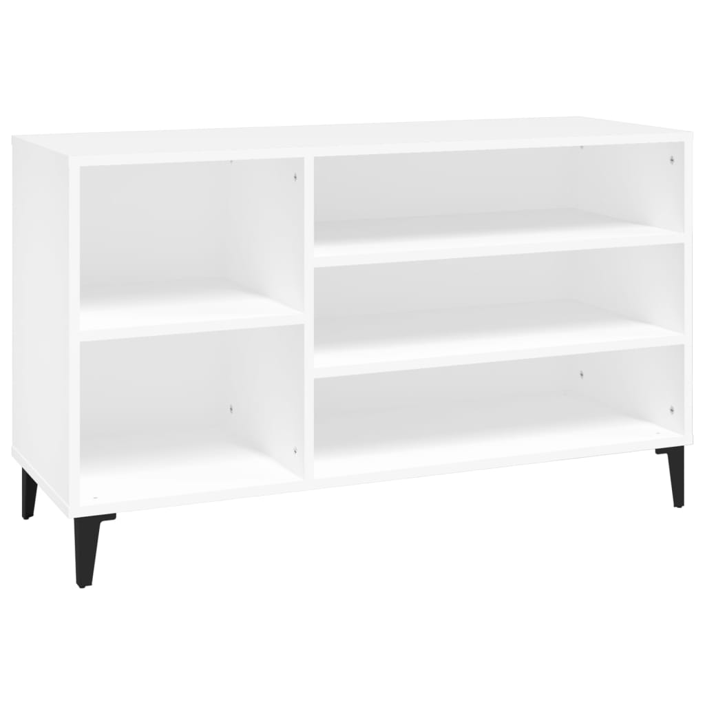 Shoe Rack White 102 x 36 x 60 cm Engineered Wood