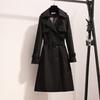 Coats for Women Winter Mid-length Trench Coat Knee-length Slim-fit Thickened Windbreaker Loose Casual Coat Top