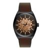 ME3207 (Everett) Everett Skeleton Men's Leather Watch