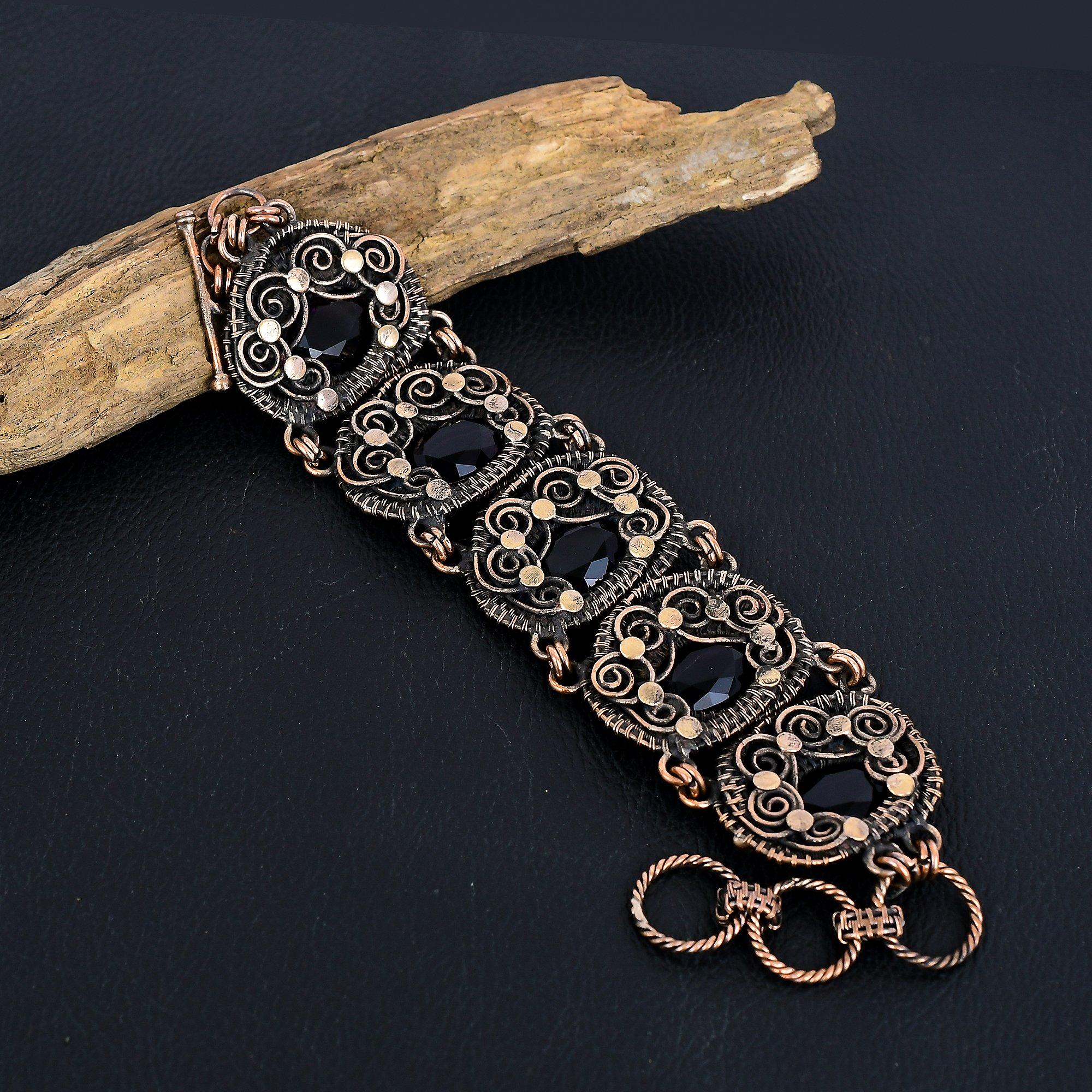 

Amethyst Bracelet Real Gemstone Bracelet, 925 Solid Sterling Silver Bracelet Handmade Jewelry, Adjustable Bracelet For Gift Women Jewelry 8 Inches