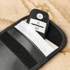 2 Piezas Funda Bloqueadora de Señal para Llave de Coche Jaula de Faraday Bolsita para Llavero Bolsa Bloqueadora RFID Sin Llave