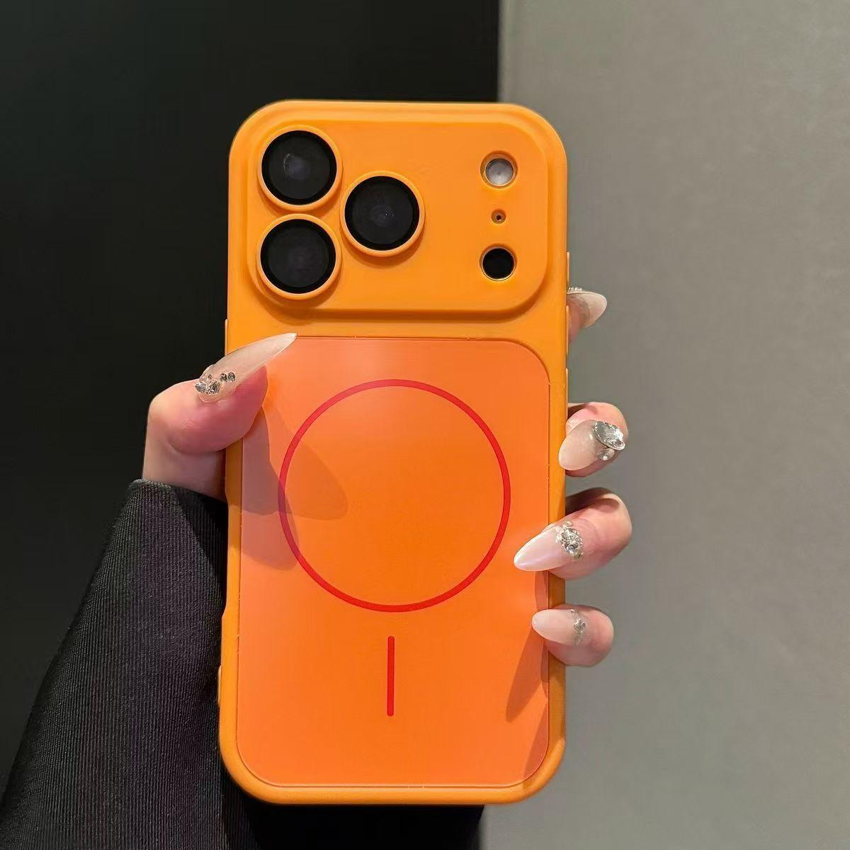 

Luxury Magnetic Silicone Bumper Case For iPhone 17 16 Pro Max Matte Cases For iPhone 17Pro 16Pro For Magsafe Shockproof Cover iPhone17