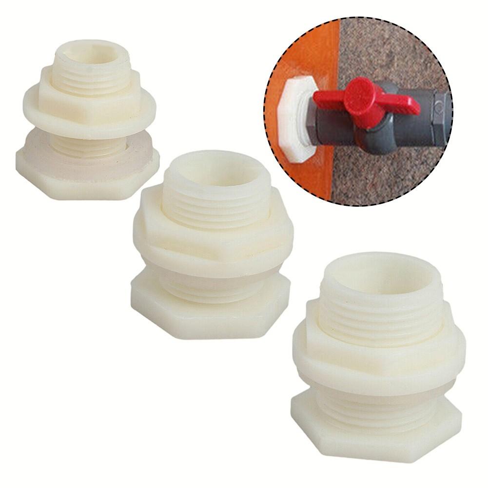 

Ponds Water Tank Connector White ABS Adapter Aquariums 1/2 inch