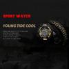 Smael 1527 Shock Resistant LED Function Adjust Wristwatch Reloj Digital Resin Material Watch Outdoor Sports Creative Men Date