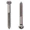Musiclily Ultra 33x3.5mm Stainless Steel Tremolo Unit Bridge Screws for PRS Electric Guitars, Original Color (Set of 6)