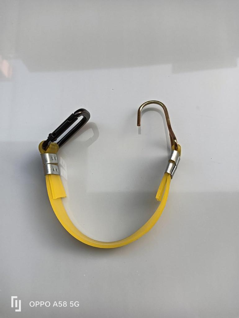 Elastic Ox Tendon Motorcycle Luggage Straps - Heavy-Duty Rubber Binding and Tightening Rope