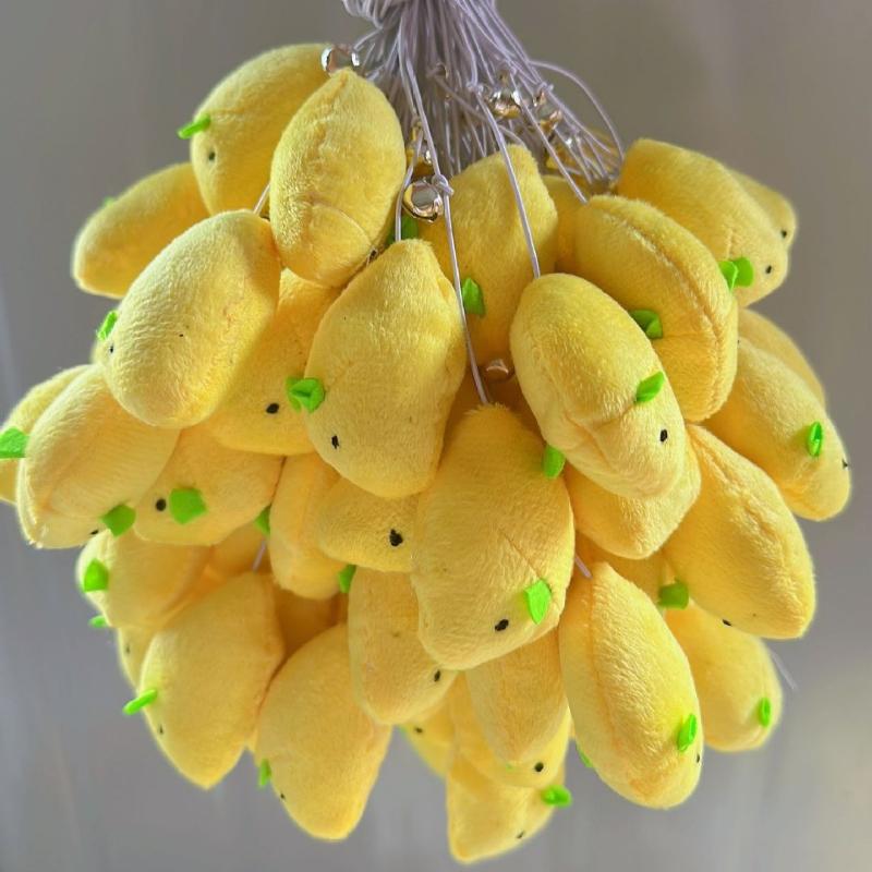 5pcs Simulated Mouse Cat Plush Toy Bite-resistant Sounding Bell Interactive Kitten Toy Self-indulgent Teeth Cleaning Cat Toy
