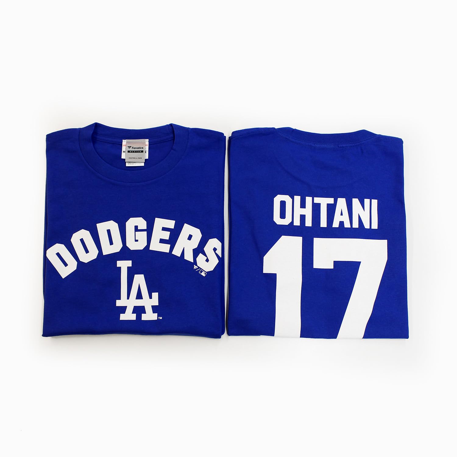 [Fanatics] Fanatics Los Angeles Dodgers Shohei Ohtani Name and Number T-Shirt Blue ML25AS0004 BLUE (BLUE)
