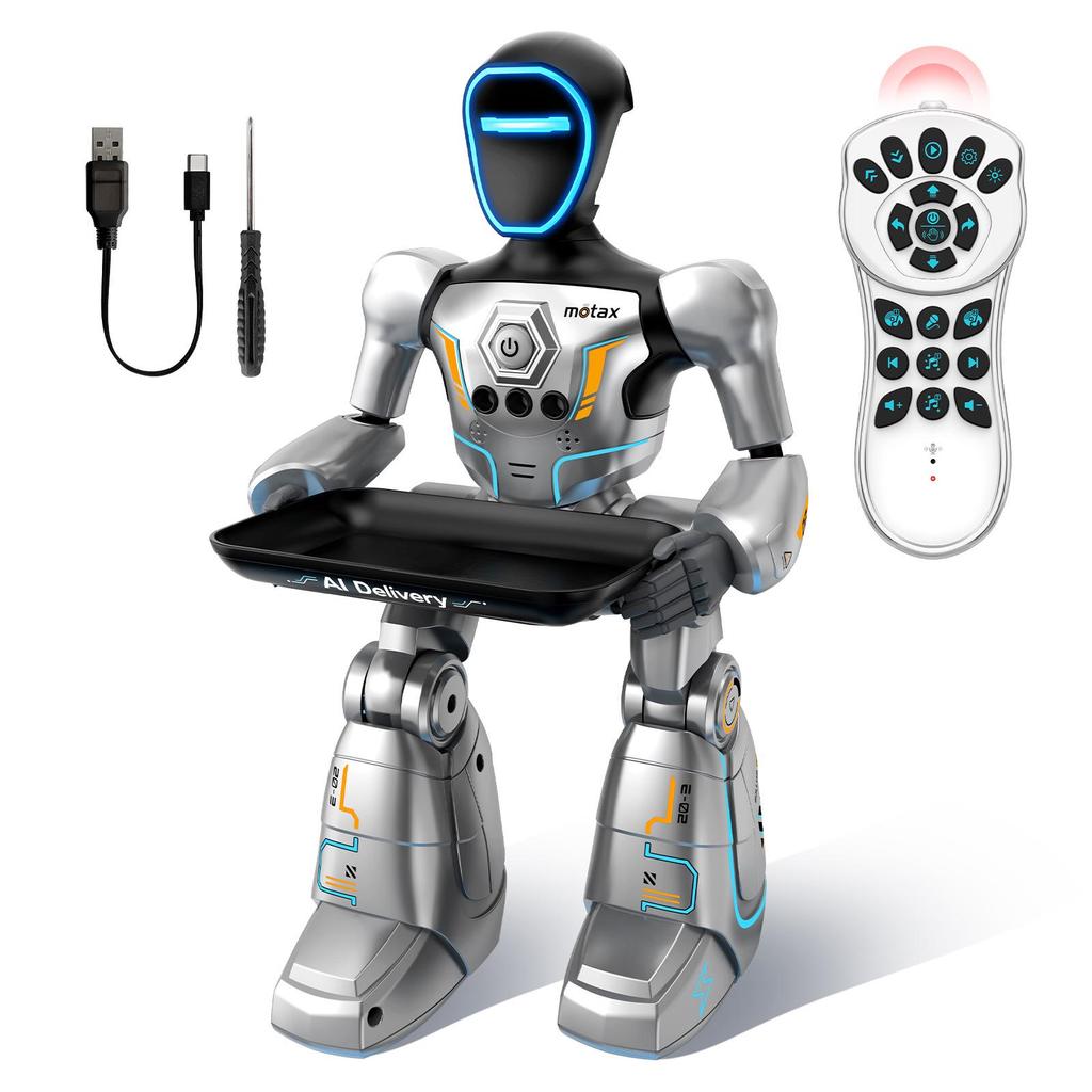 Smart Voice-Controlled Dancing Robot with Gesture Remote for Kids