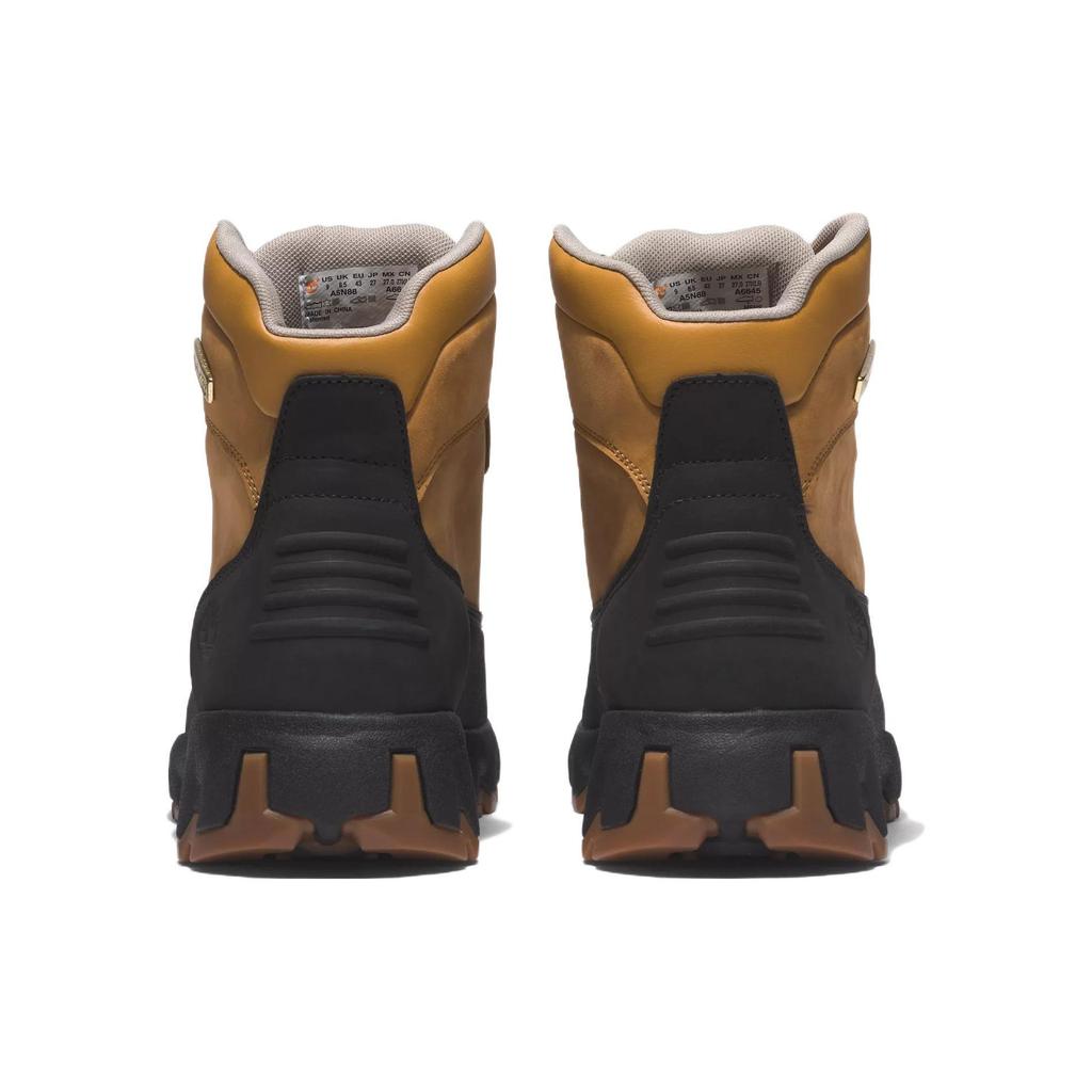 Timberland TBL® Edge Shock Absorbing Slip Resistant Durable High Top Outdoor Functional Shoes Men Shoes Black Yellow A5N88231