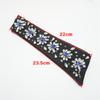 Handmade Women's Accessory Removable Fake Collar with Rhinestone & Beaded Applique Detachable Shirt Choker Fabric Material