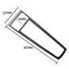 Carbon Fiber Console Gear Shift Frame Cover Trim Fit For Porsche Macan 2014-