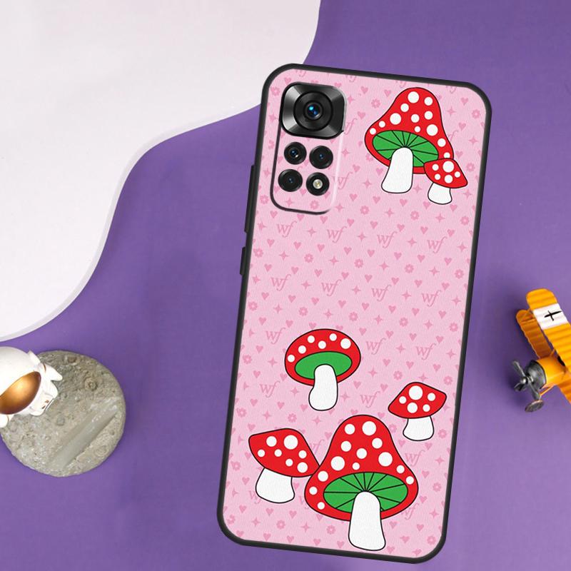 Hippie Mushroom Frog shrooms Case For Xiaomi Redmi Note 13 Pro 14 12 9 10 11 Pro 10S 11S 12S Redmi 10C 13C 14C 12C Cover