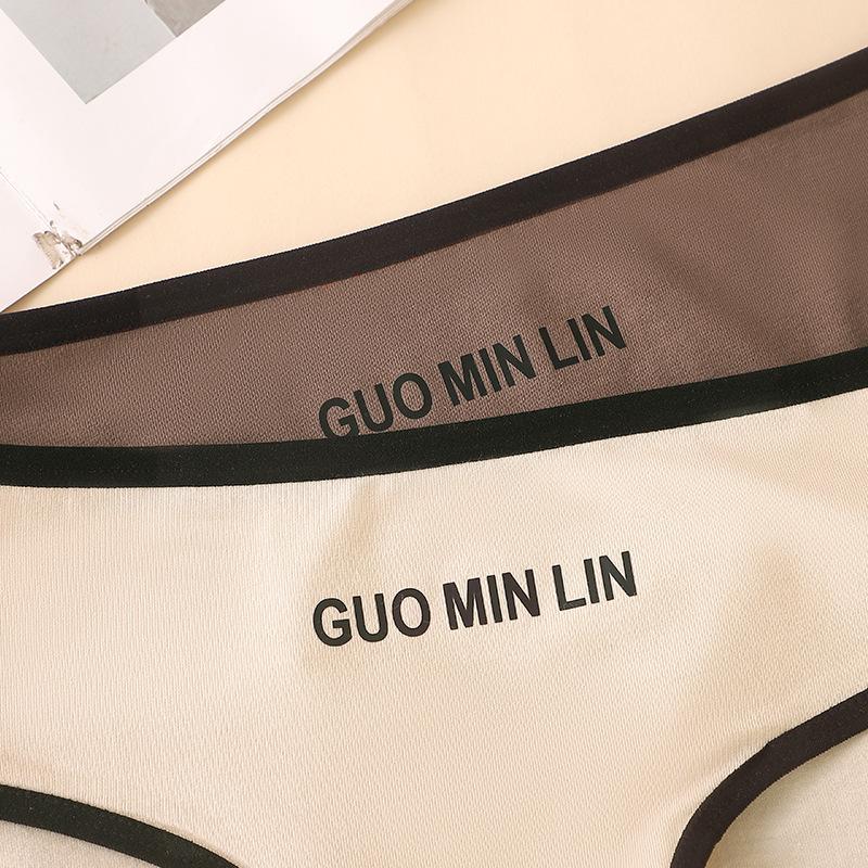 Women's Briefs Cotton Comfortable Underpants Female Sports Low Waist Panties