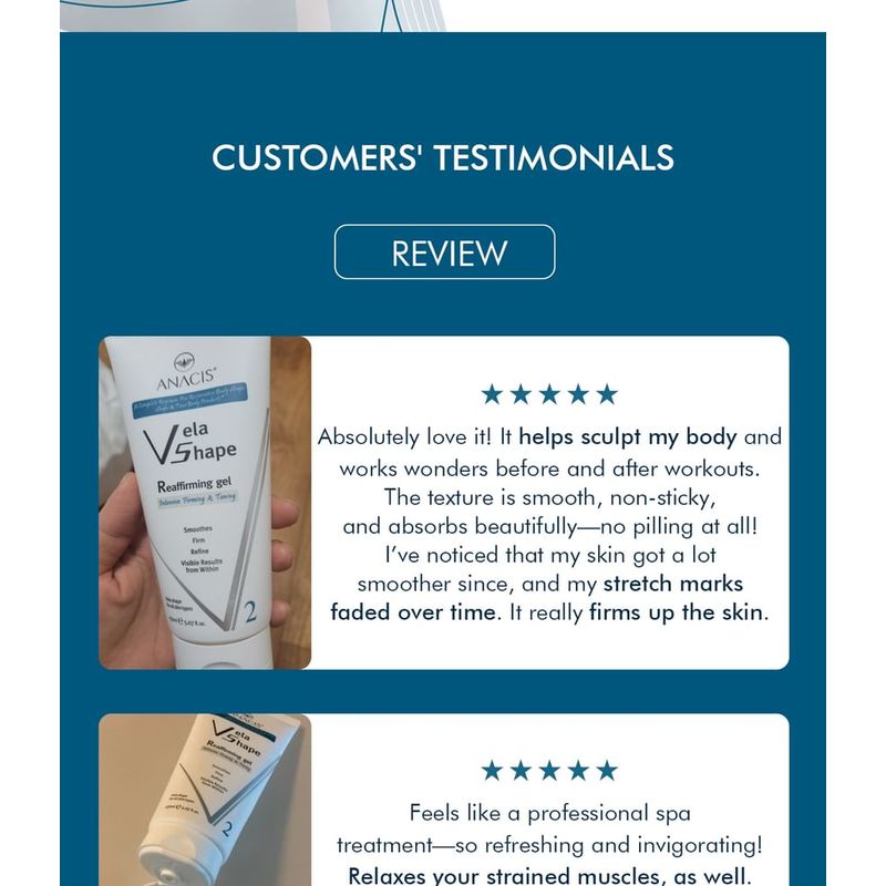 ANACIS - Vela Shape Reaffirming Gel 150ml