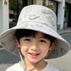 Animal Print Kids Fisherman Hat With Wide Brims Sun Protections For Children Boys And Girls Outdoor Activity Headwear