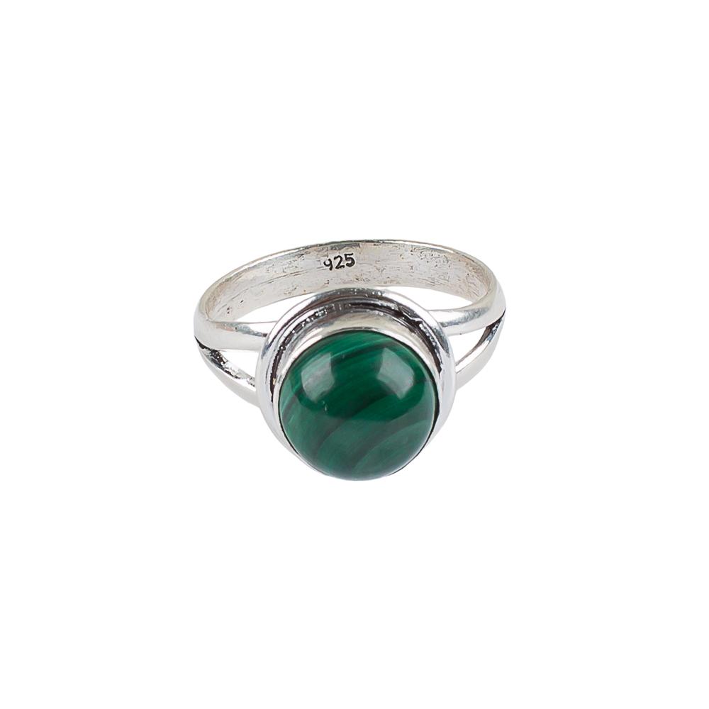 Natural Malachite Gemstone 925 Sterling Silver Jewelry Handcrafted Unisex Ring RR-11-27