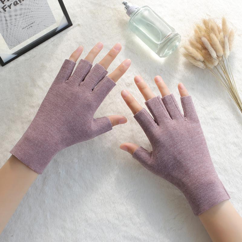 Warm Half-finger Gloves Men and Women Autumn and Winter