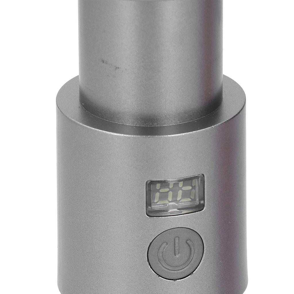 LED Bright Flashlight 5000lm Zoomable Beam 6 Light Modes Magnetic Rechargeable Aluminum Alloy for Emergency Camping Outdoor