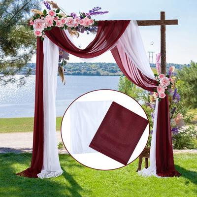 Backdrop Tulle Durable Easy To Hang Vibrant Color Graceful Wedding Drapery Arch Draping Swag Supply