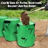 Multi-port  strawberry planting bag 3-port 6-port 8-port plant bag felt cloth fragrant grass bag color planting bag