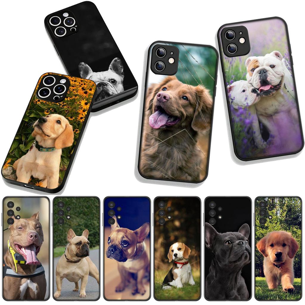 Bulldog Dog Phone Cover Case for Xiaomi Redmi Note 14 12 13 ProPlus A4 A3 Pro Plus 12C 13C 14C 5G Casing