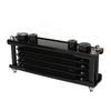 Motorcycle Engine Oil Cooler, 17PCS Motorcycle Oil Cooler Radiator Set, 4-Row Engine Oil Cooling Kit for Monkey 125cc-140cc, Dirt Bike Oil Cooler Cool