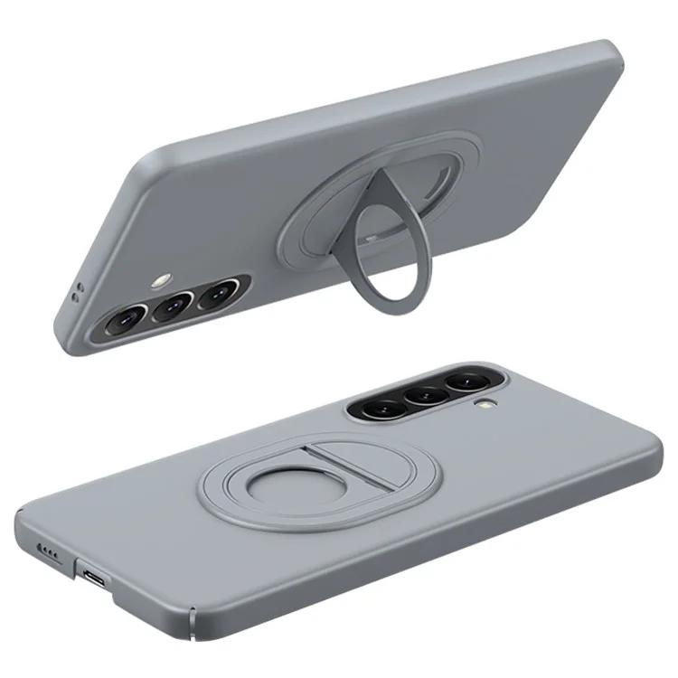 

For Samsung Galaxy S24 Frosted Matte Case Hard Plastic Magnetic Invisible Kickstand Phone Cover