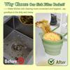 Durable Silicone Silicone Strainer Basket Reusable Sink Colander  Fruit Washing