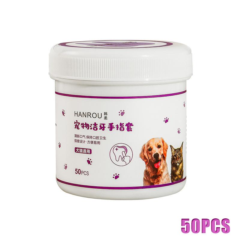 1-6 Bag Pet Dry Cleaning Wipe Gloves - Leave-In Deodorizing Spa Wipes for Dogs & Cats