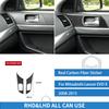 For Mitsubishi Lancer EVO X 2008 2009 2010 2011 2012 2013 2014 2015 Door Handle Carbon Fiber Sticker Car Interior Accessories