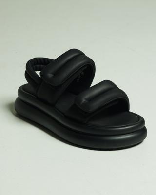 Platform sandalet Lifexpert 21024 36 siyah deri