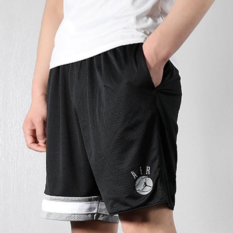 Jordan Air DNA Distorted Elastic Contrast Basketball Shorts Men Bottoms Black AJ1113-010