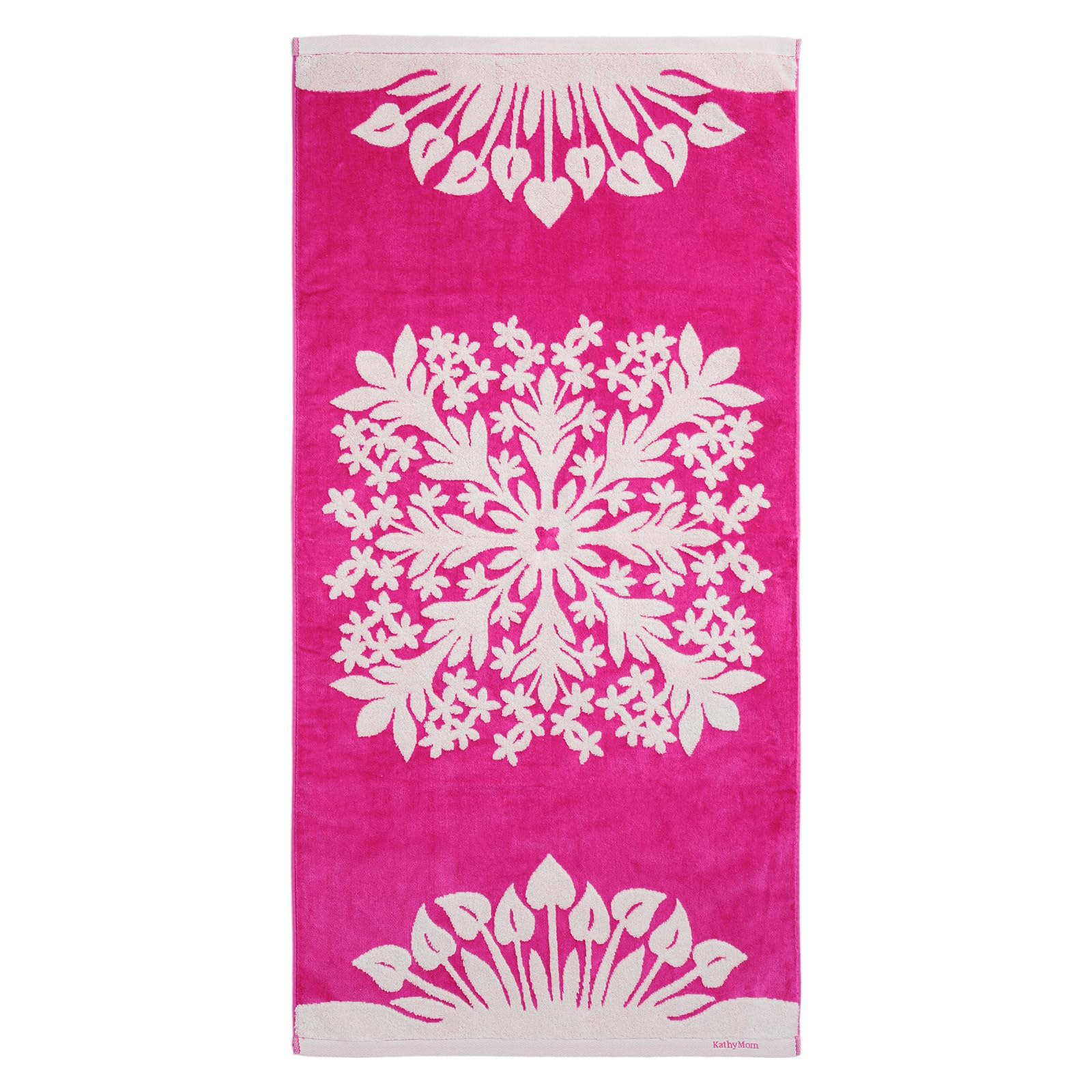 

Mum Island Bath Towel No Hair Series 86103589 Towel 86103589A Pink Plumeria Pink 60cm wide x 120cm long [Cathy Style] Women s [A] Approx.