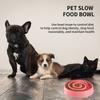 Dog Feeding Bowl Pet Prevent Choking Slow Feeder Anti-Bloat Eating Habit Training Bowl PP Dish Pet Dog Supplies