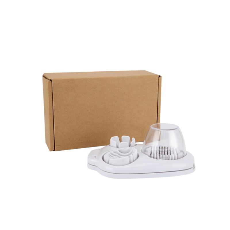 3-in-1 Egg Slicer Suitable For Hard Boiled Eggs, Strawberry And Grape Cutting Machine, 2025 New Stainless Steel Egg Slicer