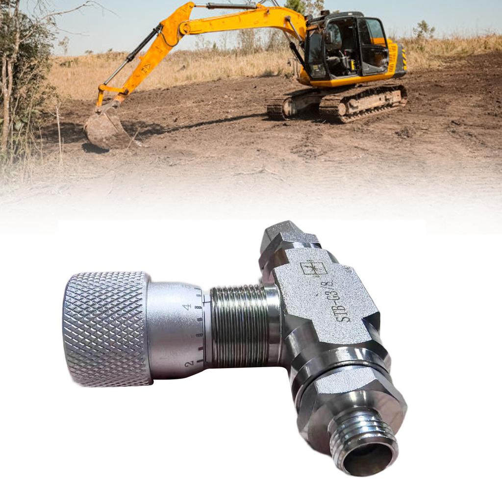 G3 8 regulační ventil průtoku Obousměrný hydraulický omezovací ventil pro minirypadlo 1-2 tuny