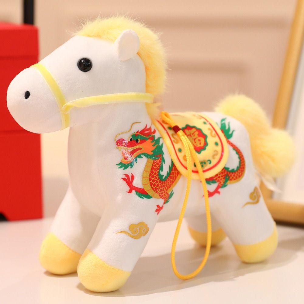 Creative Plush Horse Keychain Mascot Dolls Plush Horse Doll Pendant  Year of Horse