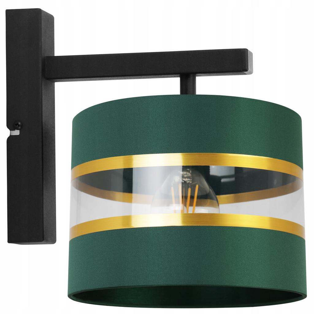 Wall Lamp, Square Lamp, Elegant Golden Lampshade, 20 Cm