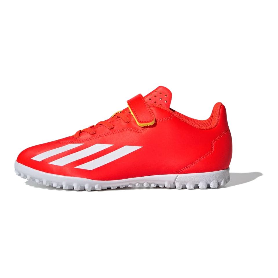 Adidas X Crazyfast Club H&L TF J Comfortable Non-Slip Durable Low-Top Soccer Shoes Kids Soccer Shoes Orange IF0715