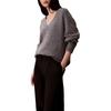 Calvin Klein Loose V-Neck Long Sleeve Sweater Women sweaters LV044D328GAEP