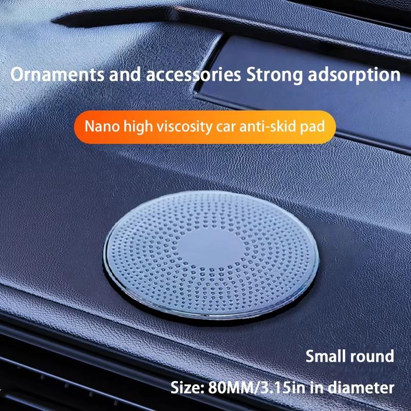 

1Pcs Car Non-Slip Mat Magic Anti-Slip Slide-Proof Pad Dashboard Sticky Dash Adhesive Cell Phone Mobile Holder Black Silicone