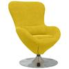 Yellow Velvet Egg Chair
