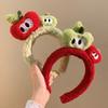 Fashionable Fruit Headwear Lightweight Plush Fabric Hair Band Props For Outdoor Activity And Daily Styling Tool