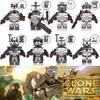 Wm6128 Tv Movie Series Clone Cavalry Wolf Team Heavy Armor Soldier Driver Building Blocks Figure Bag